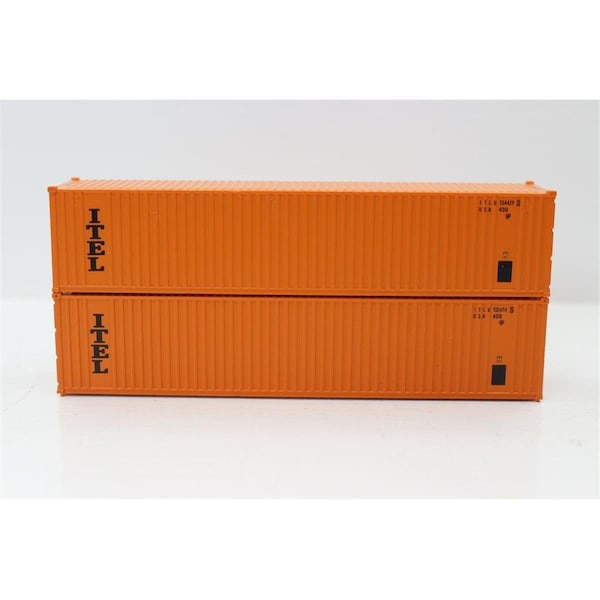 Jacksonville Terminal N Scale Itel 40 ft. Container - Pack of 2 JTC405607 - main